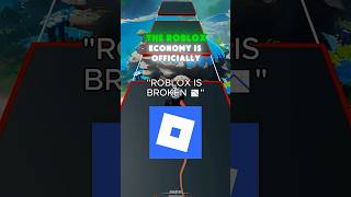 ROBLOX IS OFFICIALLY RUINED! 📉😱 #roblox #shorts #robloxrant #rblx