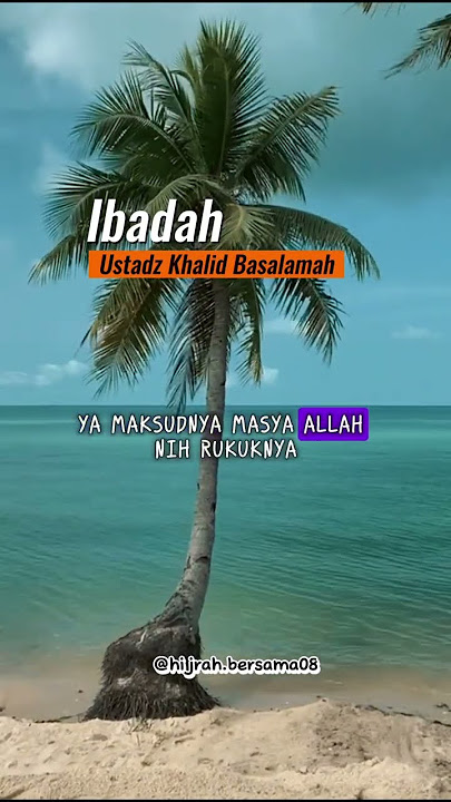 jaga bicara agar ibadah orang tidak runtuh |  Ustadz Khalid Basalamah