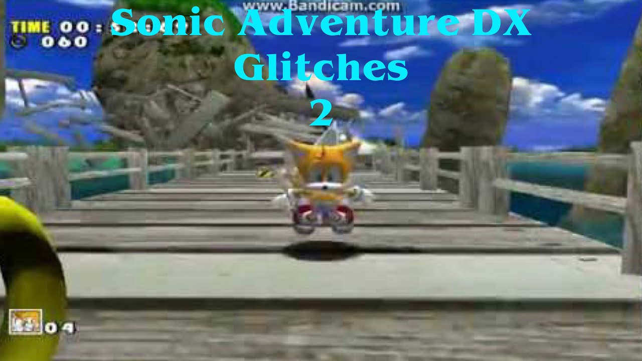 Tails glitches in sonic adventure DX - YouTube