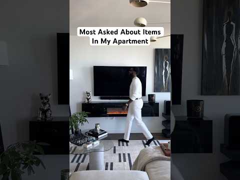 The most asked about items in my apartment. Find these items on my Amazon Storefront 👌🏾.