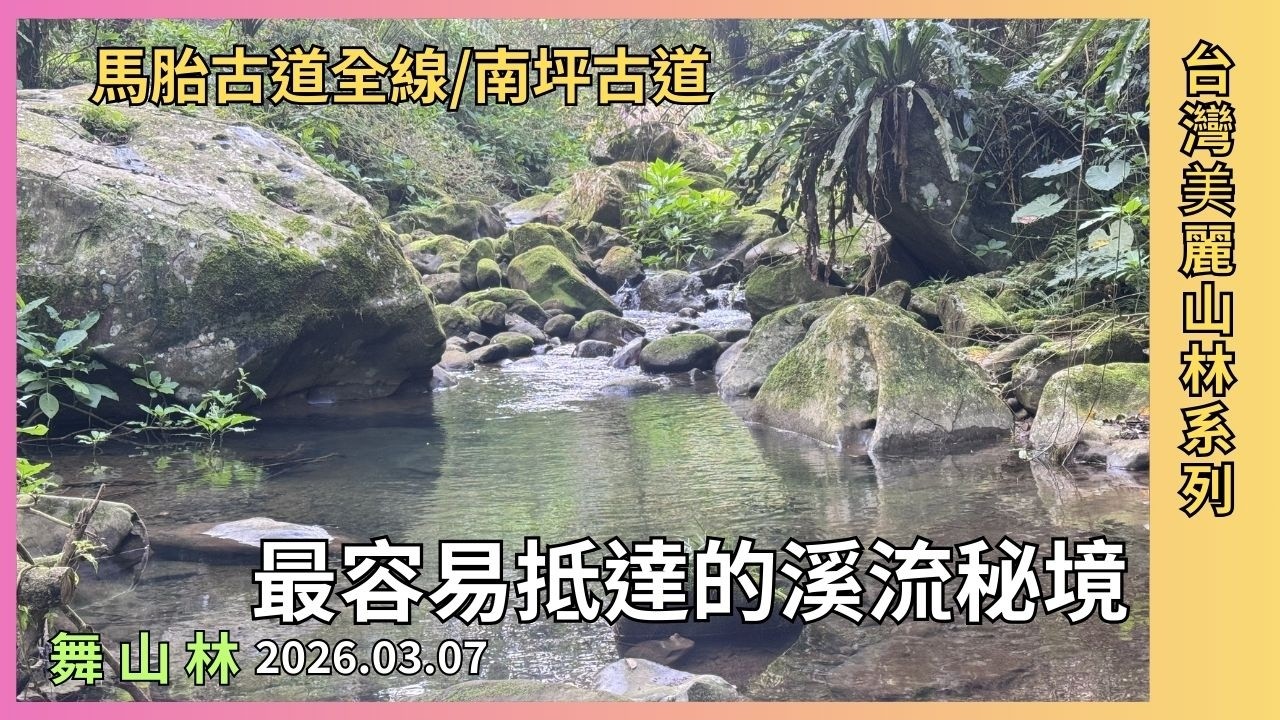 馬胎古道全段/南坪古道O型 2026.03.07 大腳舞山林 秘境連走 古道深度體驗