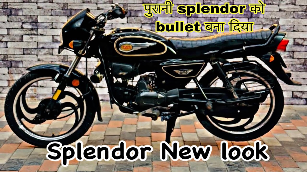 Splendor full modified royal Enfield design, customize | splendor new ...