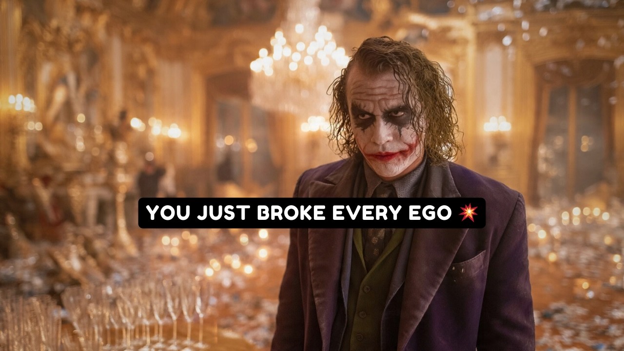Ты просто разнёс их эго в пух и прах💔 Им надоели все вокруг‼️! Речь Джокера