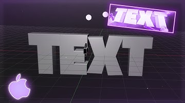 3D TEXT iOS EASY TUTORIAL //Iyan 3D// iOS