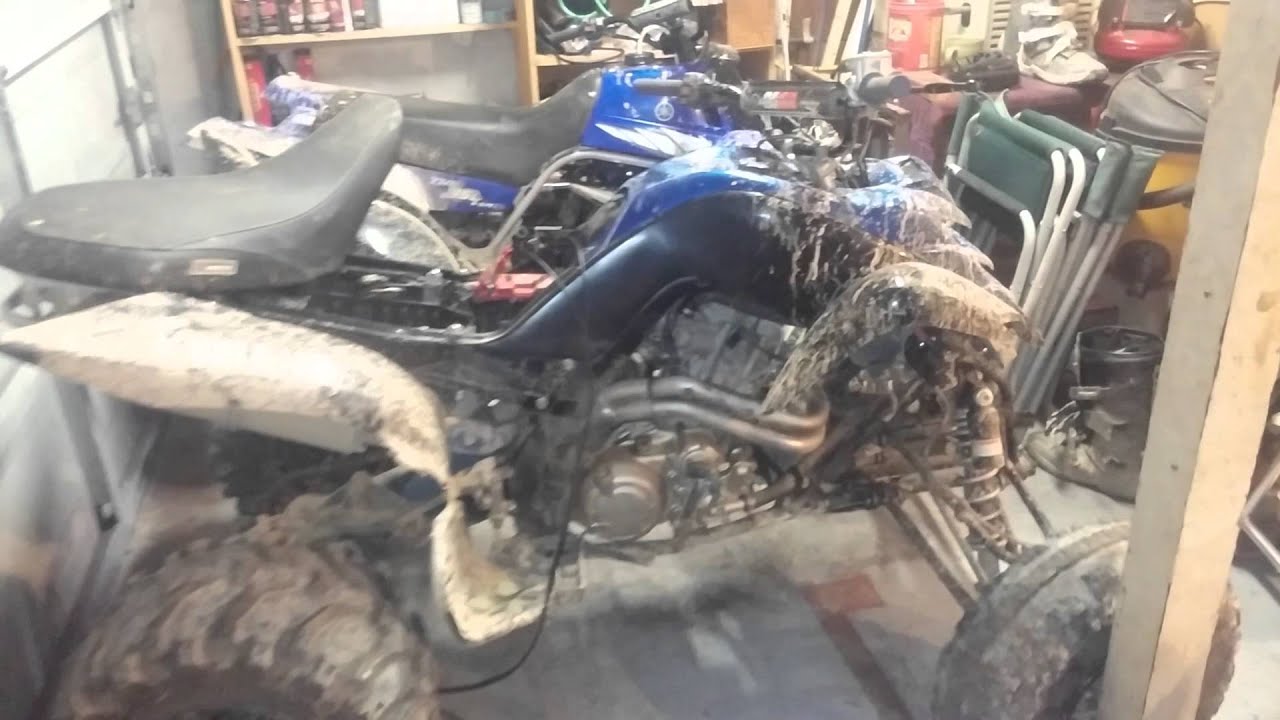 Raptor 700 update - dying battery and slipping clutch - YouTube