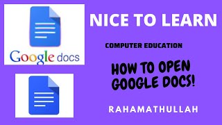 Google Docs in Tamil