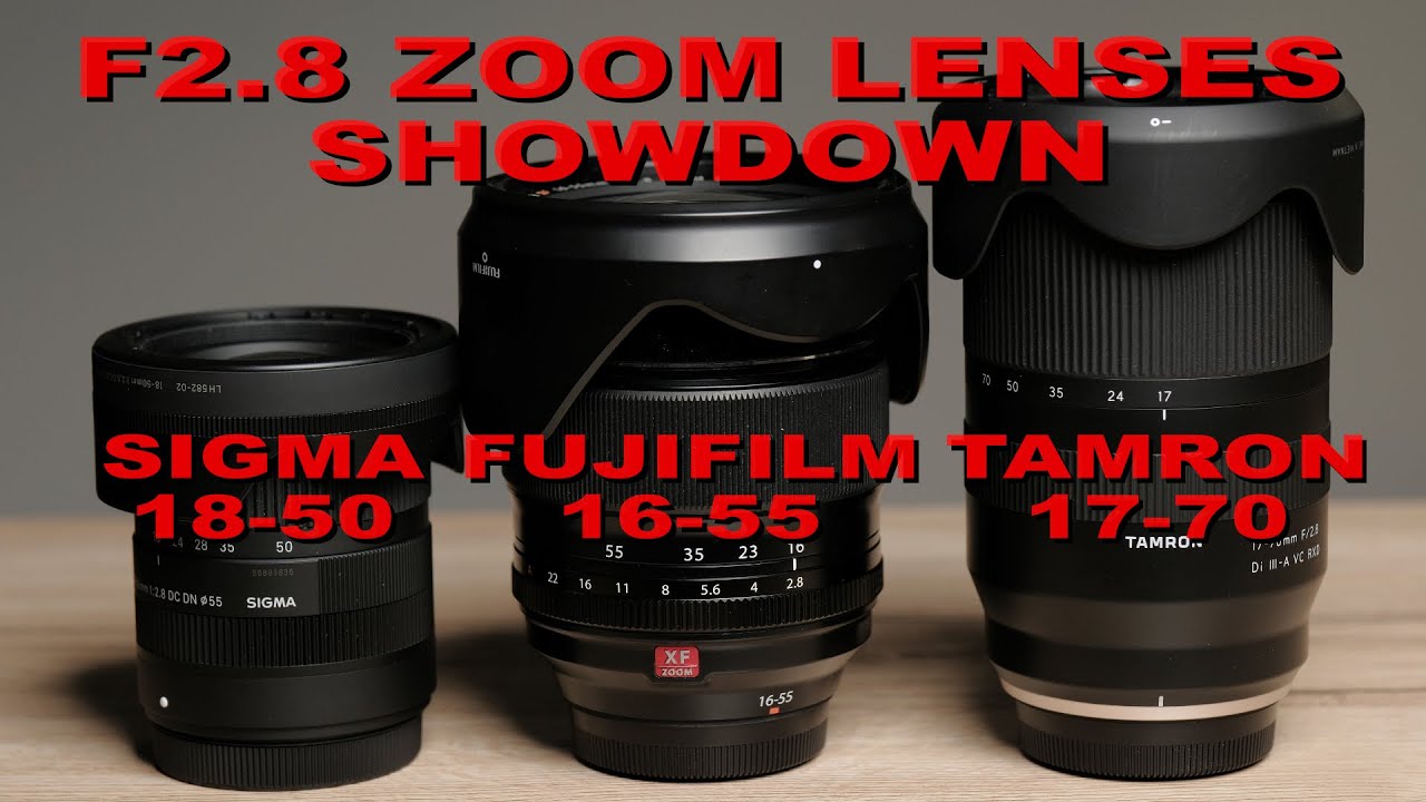 ENG] - Fujifilm X Mout F2.8 Zoom Lenses Showdown - YouTube