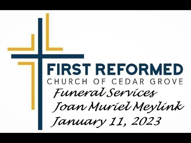 Funeral Services for Joan Meylink