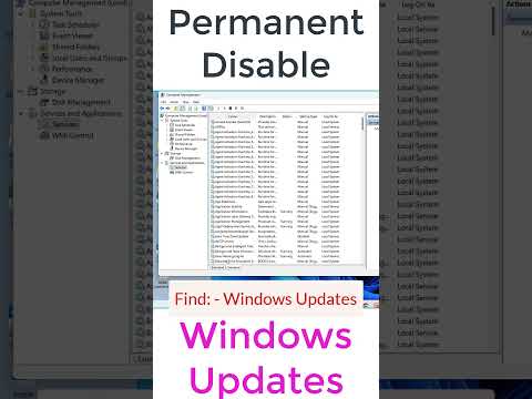 How to Permanent Disable Windows Updates on Windows 11|