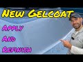 Apply and refinish new gelcoat over old on a contessa 32 regelcoating 101