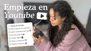 Cómo empezar tu canal de YouTube en 2024 ‍ Proceso creativo y planificación