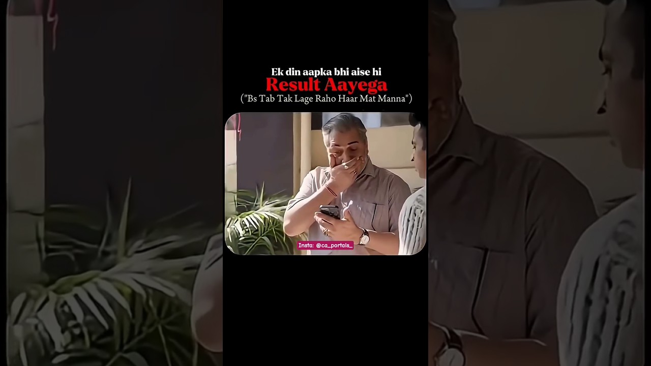 Result Reaction 🥹 | CA Result Reaction Middle Class Family ✨ 