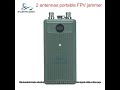 2 bands portable FPV drone jammer handheld UAV anti drone jammer