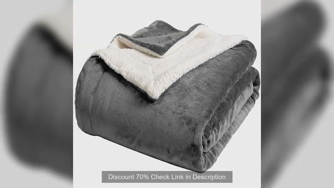 Sherpa Fleece Bed Blanket Twin Size Super Soft Fuzzy Plush Warm Cozy Fluffy Microfiber Couch Throw V