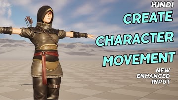 Character Movement in unreal engine 5 RPG Tutorial #1 (hindi)