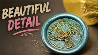 trying spellbinders wax seals + making cards