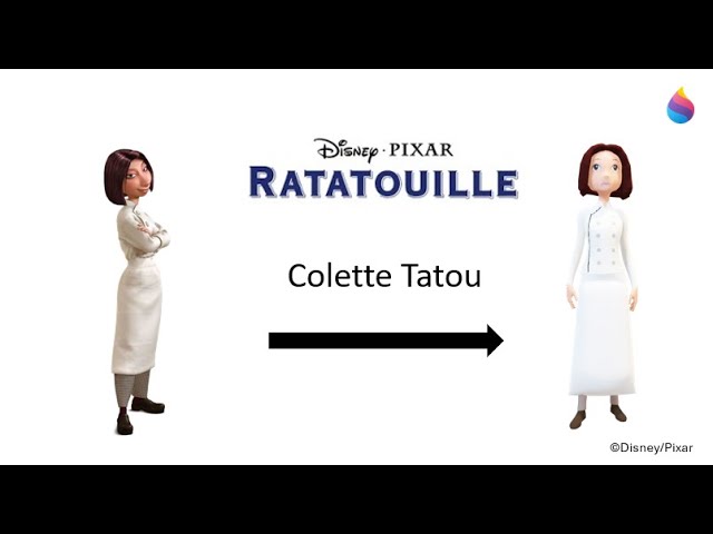 Pixar Ratatouille Colette