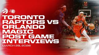 Full Toronto Raptors Full Media Availability | Post Game vs Magic | March 29, 2026 Guide