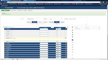 Seblod introduction to storage and app creation part 2