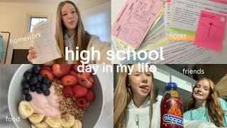 HIGH SCHOOL day in my life | friends, school, dance