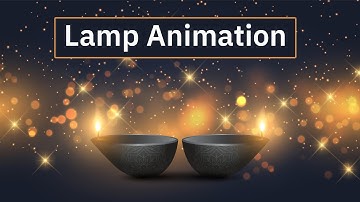 Lamp Using HTML and CSS | Happy Diwali Deepak Animation