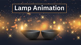 Lamp Using HTML and CSS | Happy Diwali Deepak Animation