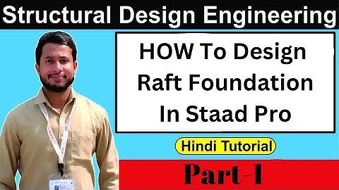How To Analysis & Design Raft Foundation In Staad Pro | Mat Foundation Design In Staad Pro | Part-1