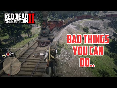 Red Dead Redemption 2 - Bad things to do in rdr2. - YouTube