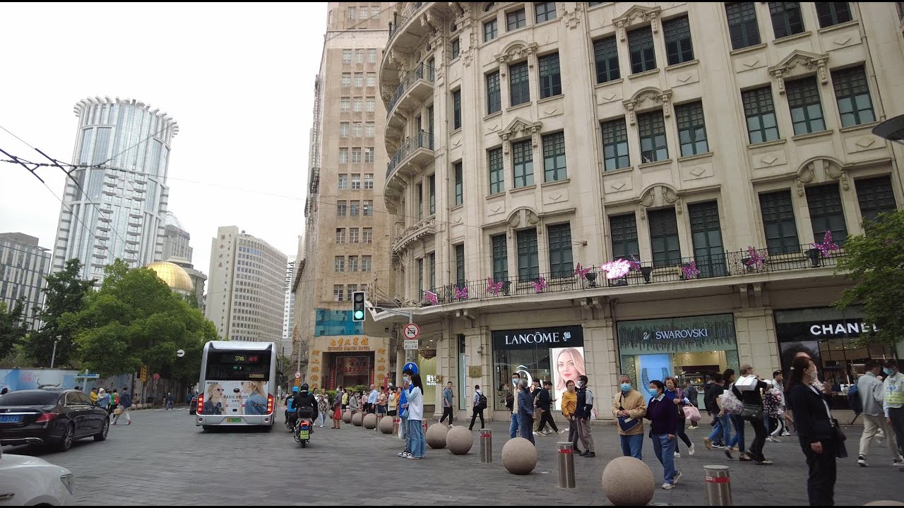 Beijing, China | West Nanjing Road | Stadtrundgang 4K