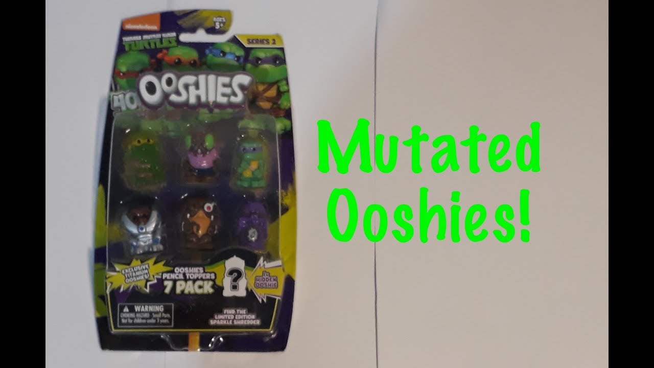 Teenage Mutant Ninja Turtles 7-Pack (Series 2) Ooshies Unboxing + Review