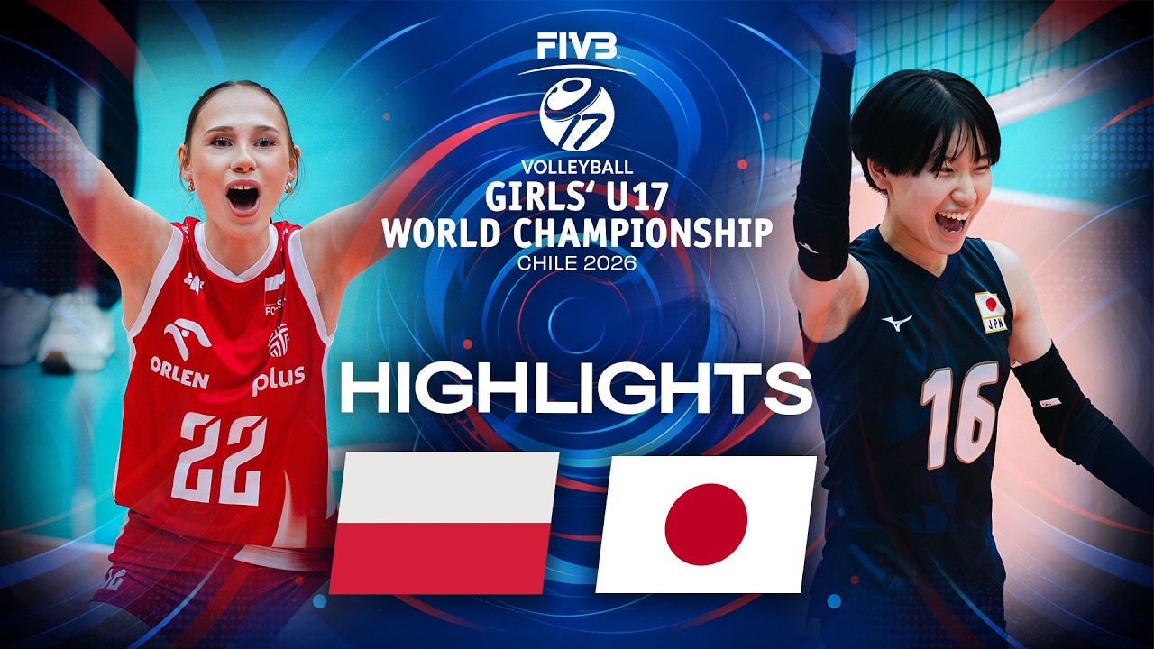 Poland 🇵🇱 vs. Japan 🇯🇵 - Playoff 9-12 | Girls' U17 World Championship 2026 | Highlights