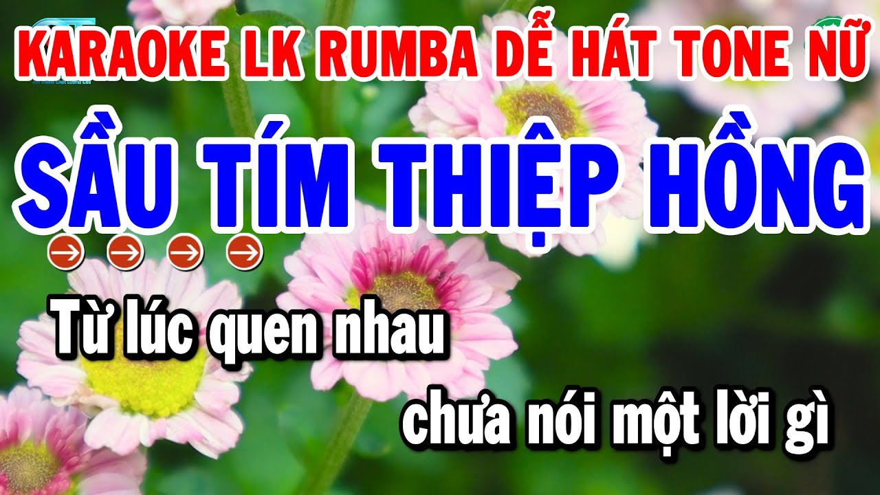 Karaoke LK Tone Nữ Nhạc Sống Beat Chuẩn 2025 | Sầu Tím Thiệp Hồng - Vùng Lá Me Bay | Cẩm Tiên Organ