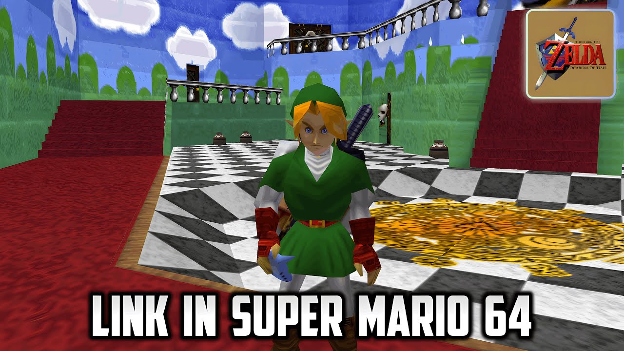 ⭐ Ocarina of Time - Link in Super Mario 64