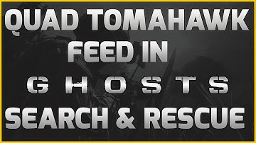 Quad Throwing Knife Feed In COD Ghosts Search & Rescue!!