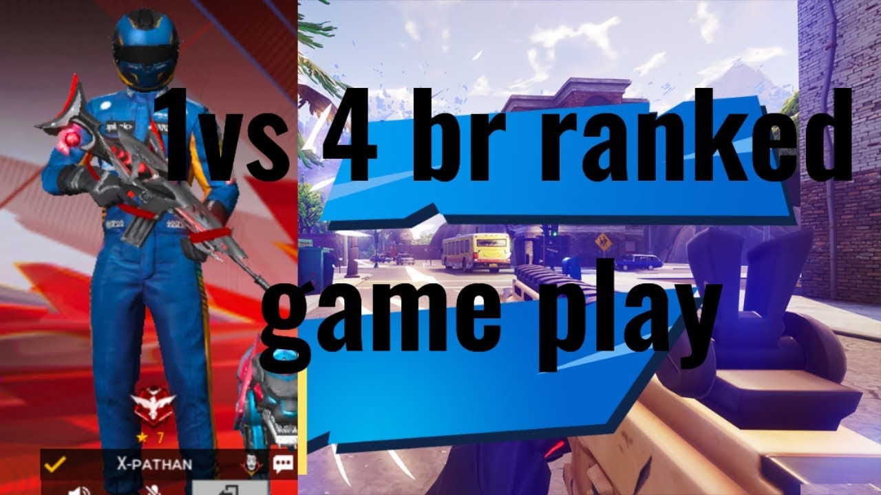 Br ranked game play 1v4 booyah - YouTube