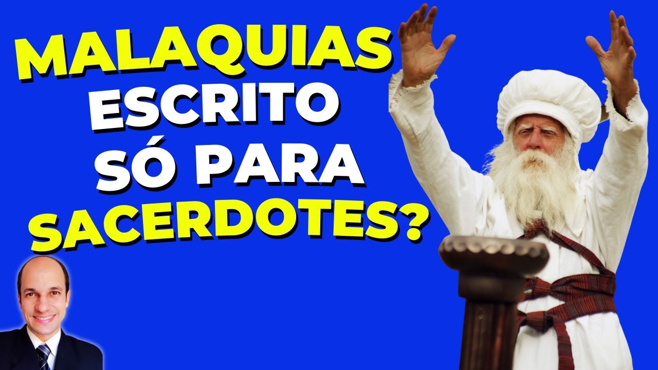 O texto sobre DÍZIMOS em MALAQUIAS foi escrito somente para os sacerdotes de Israel?