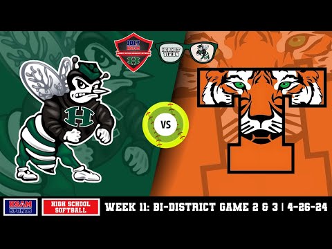 Huntsville Lady Hornets vs. Texas Lady Tigers - #txhssoftball Bi-District Playoffs on KSAM Sports