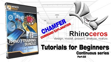 Rhino Tutorials for beginners | Rhinoceros 3D | Part 22 | Chamfer Command