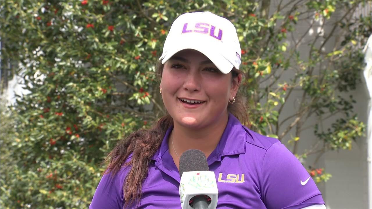 Latanna Stone Final Round Saturday Interview 2022 Augusta National Womens Amateur Youtube 