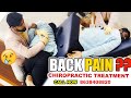 Chiropractic adjustment for sciatica  back pain  relief in 5 days  dr pankaj goswami  assam