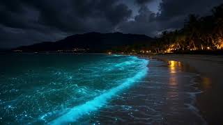 The Ocean Glows at Night | Bioluminescent Waves 🌌🌊