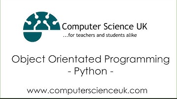 01 Introduction to Object Oriented Programming Theory - Object Oriented Python