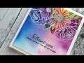 Colorful Watercolor Floral Card