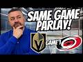 Golden Knights vs Hurricanes Game 1 Props &amp; SGP! | NHL Picks Today