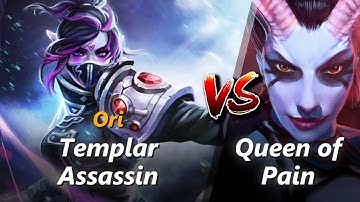 How to Templar Assassin mid vs Queen of Pain (feat. Ori) | First 7 minutes