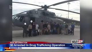 36 Arrested In Drug Trafficking Operation
