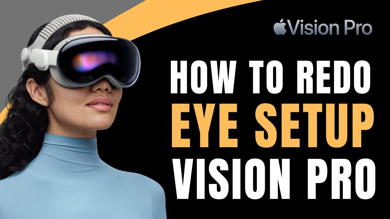 Apple Vision Pro — Как заново настроить параметры зрения!