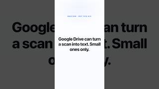 Can Google Docs OCR a scanned PDF from Drive? The limits — PDF Tips #15