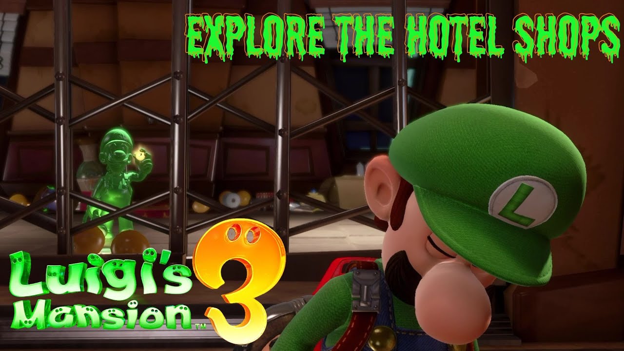 Explore the Hotel Shops Part 2 - Luigi's Mansion 3 - Nintendo Switch ...
