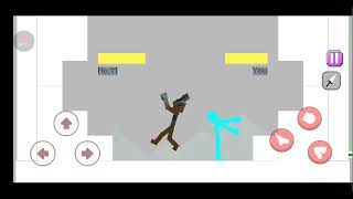 Supreme Stickman - Shadow Fight Battle - gameplay Unity ragdoll physics tournament screenshot 1
